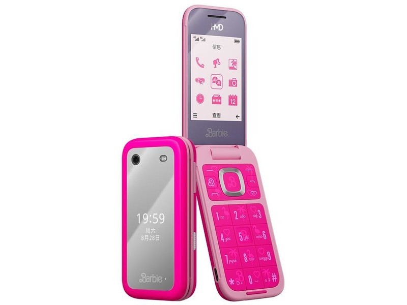 HMD Barbie Phone 官方图 · HMD 手机参数